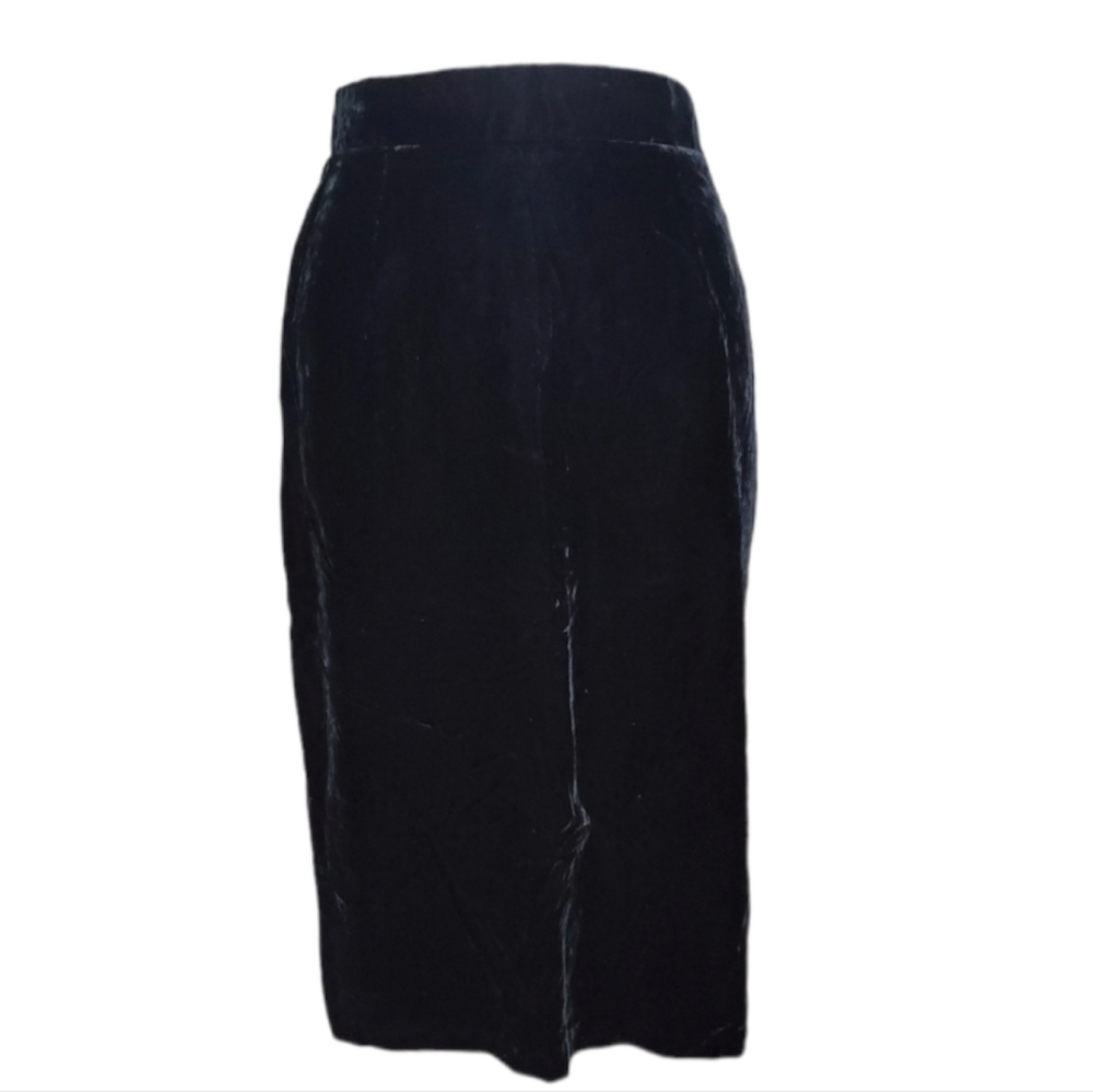 CLIMAX black velvet high waisted skirt S